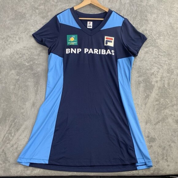 FILA Naomi Dress Womens XXL BNP Paribas Open Tennis Sharapova Flex Athleisure - Picture 1 of 9